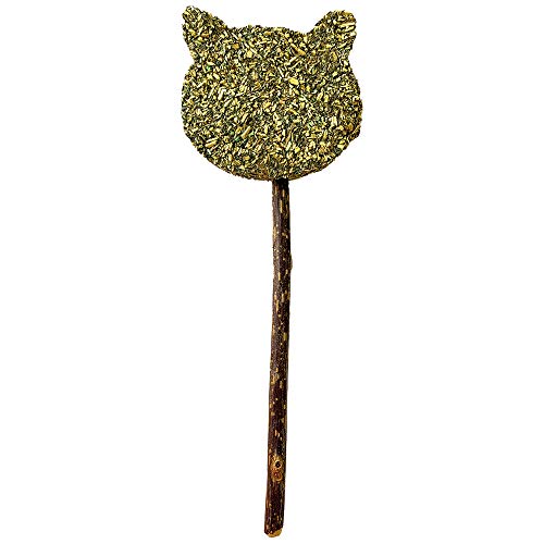 Croci Euphoria Stick Catnip Cat Face, essbares Katzenspielzeug auf Basis von Katzenminze, 14 cm von Croci