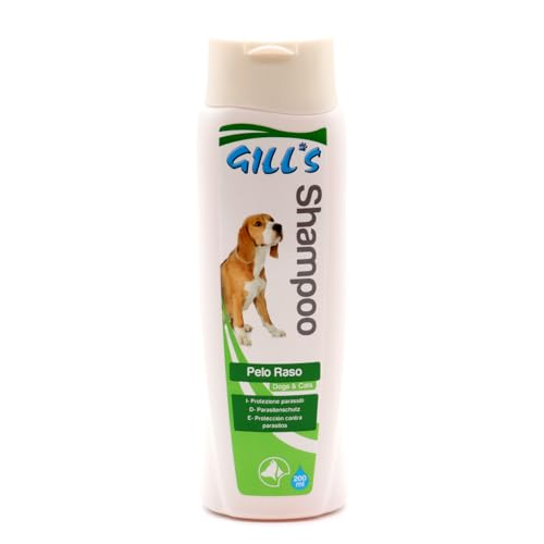 Croci Gill's - Short Hair Shampoo, Shampoo für kurzhaarige Hunde, desinfizierend, schützt vor Parasiten, zart auf der Haut, 200ml von Croci