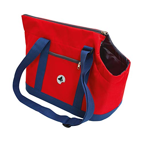 Croci Giselle Tasche, 49 x 23 x 31 cm, Blau/Rot von Croci