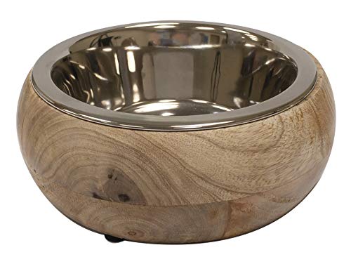 Croci Holz-/Stahlnapf Gryfino, 800 ml Croci Holz-/Stahlnapf Gryfino, 800 ml von Croci