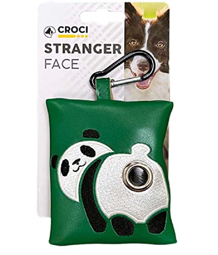 Croci Hygienebeutel für Hunde | Mini Bag 10,5 x 8,5 cm | Stranger Face Panda von Croci