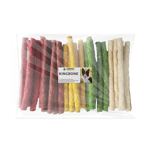 Croci Knochen für Hunde, gemischt, 13 cm, 100 Stück – 12 Stück Croci Knochen für Hunde, gemischt, 13 cm, 100 Stück – 12 Stück von Croci