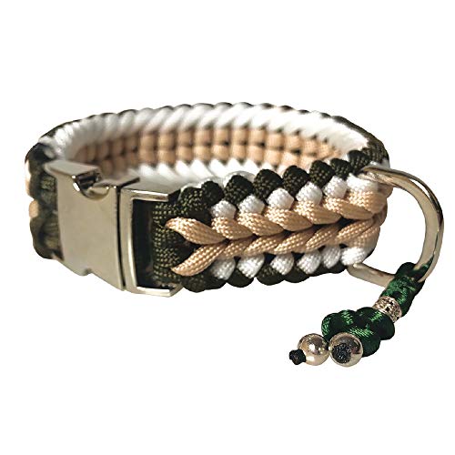 Croci Kreuz-Halsband geflochten Twine Tribe mit Anhänger in Silber, 50 cm, L von Croci