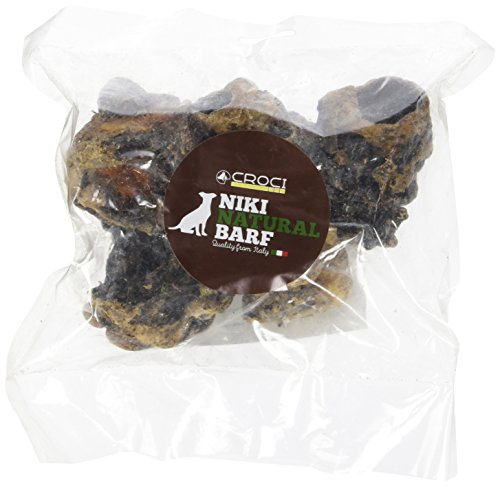 Croci Niki Natural Barf - Bovine Epiglottis, natürlicher Snack für Hunde, ideal für die Barf-Diät, 250g von Croci