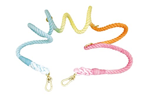 Croci Sorbetto Hundeleine aus farbigem Seil, Metallhaken, 210 x 1,3 cm von Croci