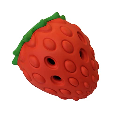 Croci Spielzeug, Gummi, Erdbeere, 8 x 8 x 10 cm von Croci