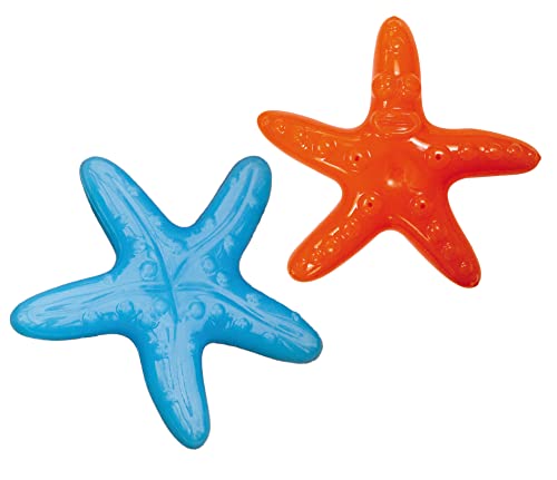 Croci Starfish Kühlspielzeug für Hunde, zum Befüllen mit Wasser und Einfrieren oder in den Kühlschrank vor dem Gebrauch | Größe: 17 cm, Mehrfarbig, C6073087 von Croci