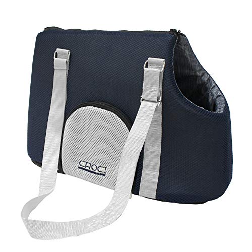 Croci Tasche Odete, blau/grau, 40 x 20 x 30 cm von Croci