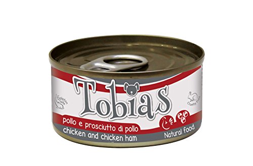 Croci Tobias Hundefutter Huhn und Schinken, 24er Pack (24 x 85 g) von Croci