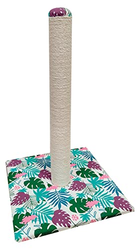 Croci Tropical High Kratzbaum 62 cm, für große und kleine Erwachsene Katzen, Kratzbaum, Zubehör und Spielzeug für Haustiere, beruhigendes Spielzeug für Katzen Croci Tropical High Kratzbaum 62 cm, für große und kleine Erwachsene Katzen, Kratzbaum, Zubehör und Spielzeug für Haustiere, beruhigendes Spielzeug für Katzen von Croci