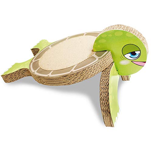 Croci Turtle Olivia Kratzbaum für Katzen, Karton, 26 x 36 x 20 cm Croci Turtle Olivia Kratzbaum für Katzen, Karton, 26 x 36 x 20 cm von Croci