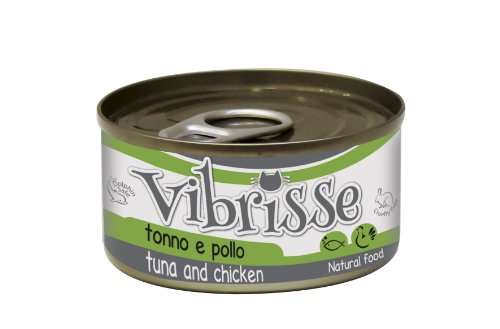 Croci Vibrisse Katzenfutter Huhn, 24er Pack (24 x 70 g) von Croci