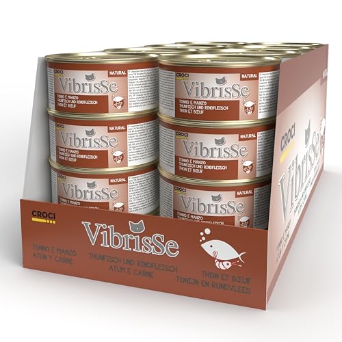 Croci Vibrisse Katzenfutter Thunfisch und Rind, 1 Stück Croci Vibrisse Katzenfutter Thunfisch und Rind, 1 Stück von Croci
