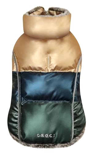 Croci hondenjas Rhapsody metallic gevoerd Goud/Blauw/groen 30 cm Croci hondenjas Rhapsody metallic gevoerd Goud/Blauw/groen 30 cm von Croci