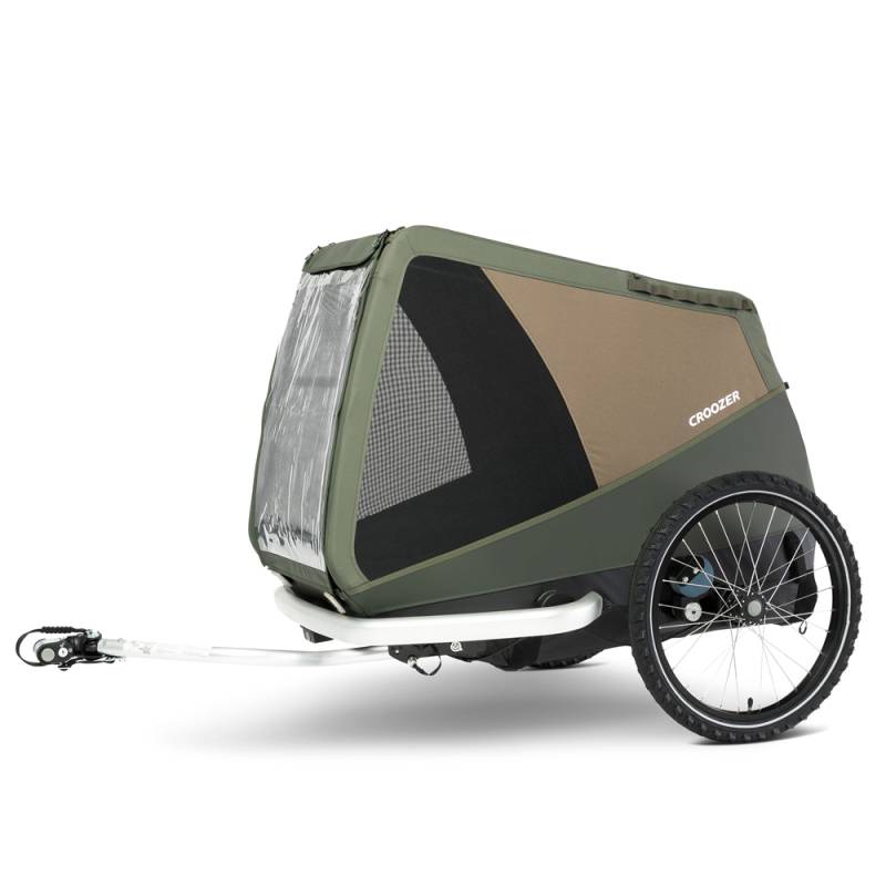 Croozer® Hunde-Fahrradanhänger Dog Mikke grün, Maße: ca. 90 x 54 cm von Croozer®