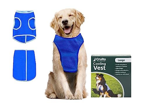 Crufts Kühlweste für Haustiere, in farbiger Box, groß von Crufts