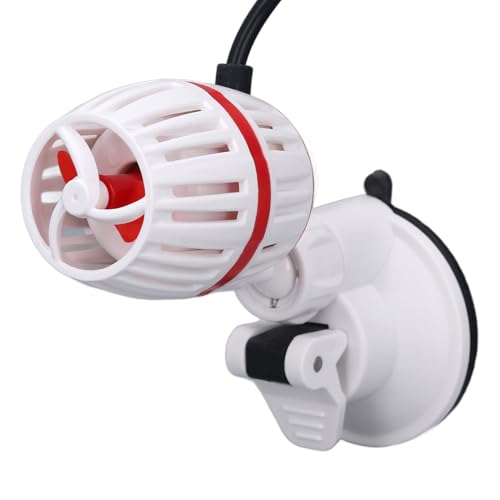 Cryfokt Aquariumwellenherstellerpumpe, 4 Zahnräder Variabler Frequenz -Teichbrunnen für Teich, Wasserfall, Fisch, Brunnen oder Hydrokroponik (White) von Cryfokt