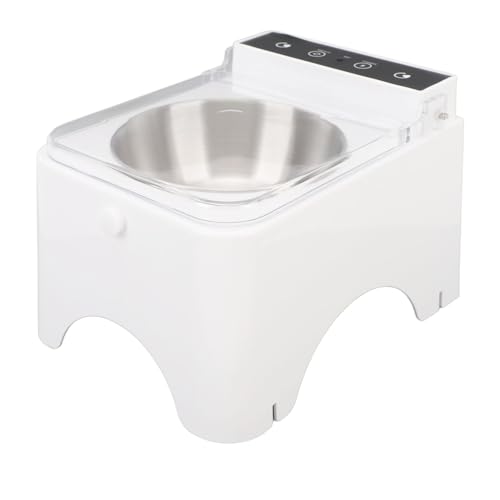 Cryfokt Automatische Katzenfutterautomatin, Automatische Erfassungsheime mit Transparentem Deckel, Erhöhte Hundekatze Food -Schüssel mit USB -Kabel, 8,27 X 6,3 X 5,91 Zoll (Rot) von Cryfokt