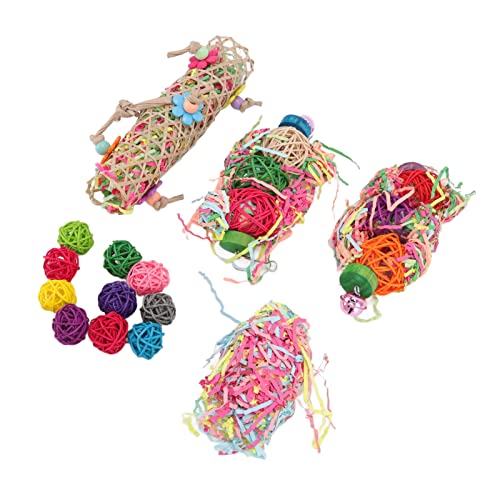 Cryfokt Bird Crushing Toy, Langeweile Relief ohne Futter Dekorative Cadatapien von Cryfokt