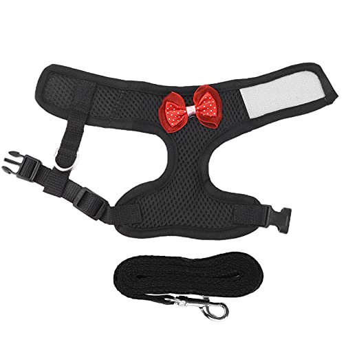 Cryfokt Hühnchenkabelbaum, Hühnchenkabelbaum mit Leinensicherheitsriegel Design Atmungsaktiven Verschleiß Gegen Hen für Hähne (Black) von Cryfokt