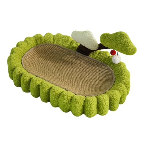 Katzenkratzbett, Sisal-Haustier-Kratznapf-Pad in Form eines Geldbaums Interaktives Bett-Lounge-Couch-Sofa aus Pappe Für Hauskatzen. Niedliche Katzenunterhaltung und Bewegung von Cryfokt