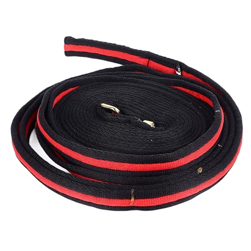 Pferde-Longe-Leine, Langlebiges, Manövrierfähiges Premium-Polyester mit Schwerem Schnapp-Gummistopper, Pferde-Longe-Leine für Pferde für das Training, den Wettkampf und die Pferde-Longe-Leine, Langlebiges, Manövrierfähiges Premium-Polyester mit Schwerem Schnapp-Gummistopper, Pferde-Longe-Leine für Pferde für das Training, den Wettkampf und die von Cryfokt