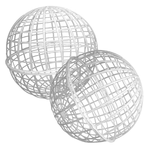 2pcs Hühnerbällchen Käfig für außen, 8 Zoll bewegliche sichere, verdickte Plastikhähnchenkugel für Taubenkaninchen Enten Geflügel von Csafyrt