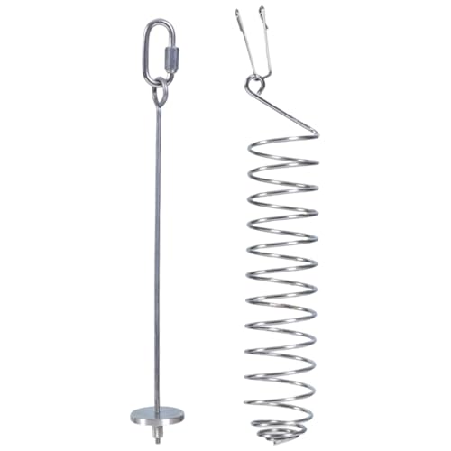 2pcs Vogelkäfig-Feeder, Edelstahlhänge-Parrot-Futter-Spielzeug mit Haken, Anti-Rust-Ratten-Käfigzubehör, lustige Vogelfuttermittel für Haustier 2pcs Vogelkäfig-Feeder, Edelstahlhänge-Parrot-Futter-Spielzeug mit Haken, Anti-Rust-Ratten-Käfigzubehör, lustige Vogelfuttermittel für Haustier von Csafyrt