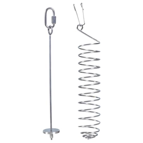 2pcs Vogelkäfig-Feeder, Edelstahlhänge-Parrot-Futter-Spielzeug mit Haken, Anti-Rust-Ratten-Käfigzubehör, lustige Vogelfuttermittel für Haustier 2pcs Vogelkäfig-Feeder, Edelstahlhänge-Parrot-Futter-Spielzeug mit Haken, Anti-Rust-Ratten-Käfigzubehör, lustige Vogelfuttermittel für Haustier von Csafyrt
