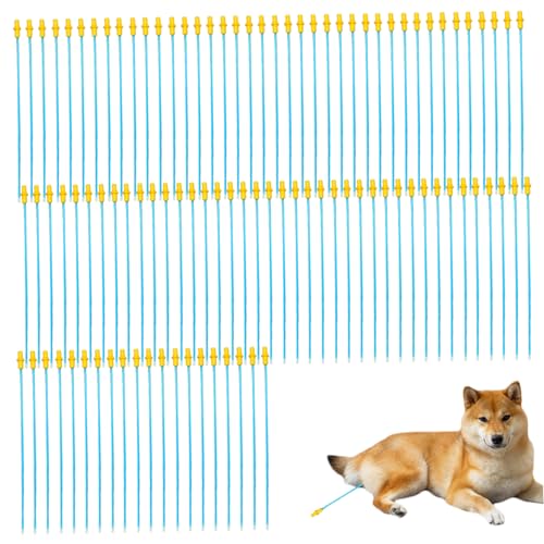 Csafyrt 100 pcs künstliches Insemination Kit für Hunde 11.8 '' Einweg Flexible Katheterrohr gerundetes Ende Pet Insemination Spritze Keine Verletzungen einfach zu Hause zu Hause Kit zu bedienen von Csafyrt