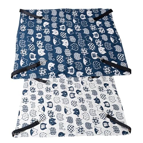 Csafyrt 2pcs Cat Hängematte 20x16 süßes Muster weiche und Bequeme Katzenhängematte für Käfig mit Gurten und Metallhaken Csafyrt 2pcs Cat Hängematte 20x16 süßes Muster weiche und Bequeme Katzenhängematte für Käfig mit Gurten und Metallhaken von Csafyrt