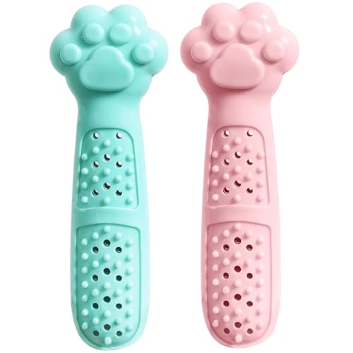 Csafyrt 2pcs cat kauen typeys Food Gummi Gummi Kitten Thing Thing Things mit Catnip Cat Dental Toy für Kätzchen Zahnpflege von Csafyrt