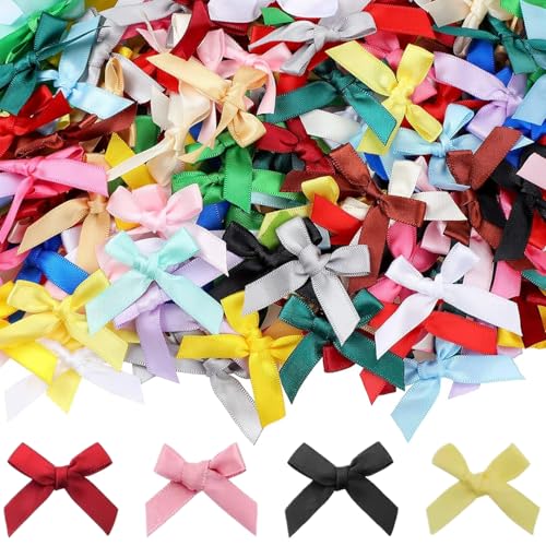 Csafyrt 300pcs Mini -Bögen für Handwerk, 0,4 farbenfrohe Polyester -Mini -Bandbögen für Haarclips Machen Scrapbooking -Verzierung DIY -Projekte Csafyrt 300pcs Mini -Bögen für Handwerk, 0,4 farbenfrohe Polyester -Mini -Bandbögen für Haarclips Machen Scrapbooking -Verzierung DIY -Projekte von Csafyrt
