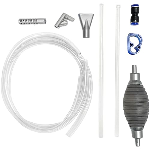 Csafyrt Aquarium Siphon, 87 Zoll segmentiertes Aquarium -Wasserwechsler mit Flüssen Steuerventil und Kleiderbügel, transparenter Fischtankreiniger Csafyrt Aquarium Siphon, 87 Zoll segmentiertes Aquarium -Wasserwechsler mit Flüssen Steuerventil und Kleiderbügel, transparenter Fischtankreiniger von Csafyrt