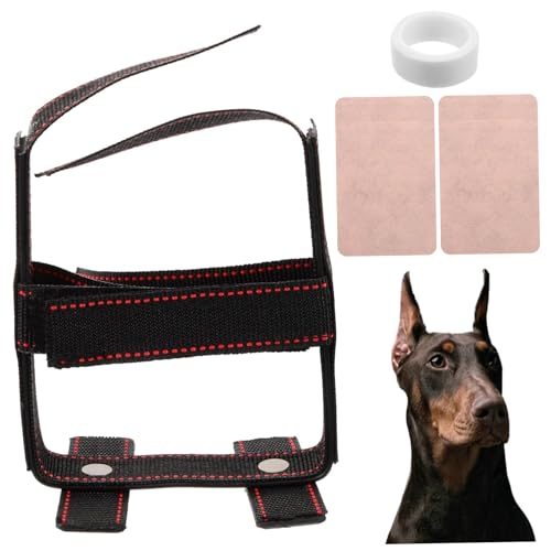 Csafyrt Doberman Ohrposting Kit Kleberfixierte Korrektur Vertikales Hundeohrband für 2-4 Monate Hundestandsunterstützung für Samoyeds, Pinscher Hunde Csafyrt Doberman Ohrposting Kit Kleberfixierte Korrektur Vertikales Hundeohrband für 2-4 Monate Hundestandsunterstützung für Samoyeds, Pinscher Hunde von Csafyrt