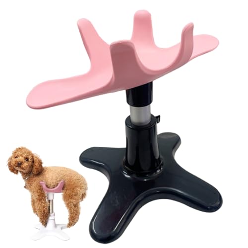 Csafyrt Hundepfleger Ständer Verstellbare Höhe rotatierbarer Hundeständer für die Pflege, Gummi -Haustierhalter zum Baden Trimmen von Csafyrt