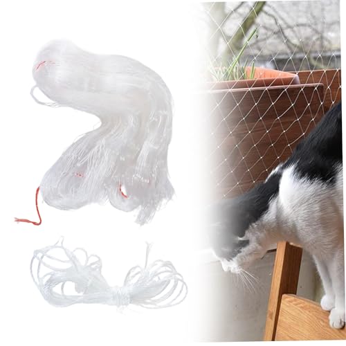 Csafyrt Katzennetzbalkon, 13x10 ft Anti-Fall-Sicherheitsbalkonnetz für Haustiere, Anti-Vogel-Nylonnetznetzzaun für Treppen, Fenster, Fenster von Csafyrt