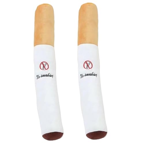 Csafyrt Quietschende Hundespielzeug, 2pcs 12,2 -Zoll -Kichern interaktiver Hund Spielzeug, lustige Zigarettenformplüschkauen, selbst Spielen für Welpen kleine mittelgroße Hunde Csafyrt Quietschende Hundespielzeug, 2pcs 12,2 -Zoll -Kichern interaktiver Hund Spielzeug, lustige Zigarettenformplüschkauen, selbst Spielen für Welpen kleine mittelgroße Hunde von Csafyrt