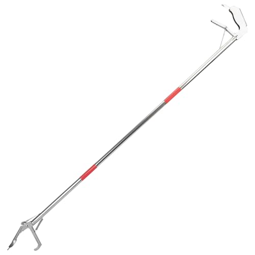 Csafyrt Snake Grabber Tool 50 3 Abschnitte Schlangengrabber Edelstahlzange mit gezackter Zahnstärke Tragbarer Snack Stick für Aal, Fisch, Reptil von Csafyrt