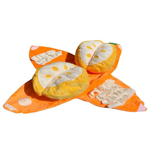 Haufen Sie Hundespielzeug, interaktive Hundespielzeug von Tangerine mit Crinkle Papers, tierfreundliche orangefarbene, quietschende Plüsch-Haustierversorgungen für die Förderung von Gesundheit und Au Haufen Sie Hundespielzeug, interaktive Hundespielzeug von Tangerine mit Crinkle Papers, tierfreundliche orangefarbene, quietschende Plüsch-Haustierversorgungen für die Förderung von Gesundheit und Au von Csafyrt