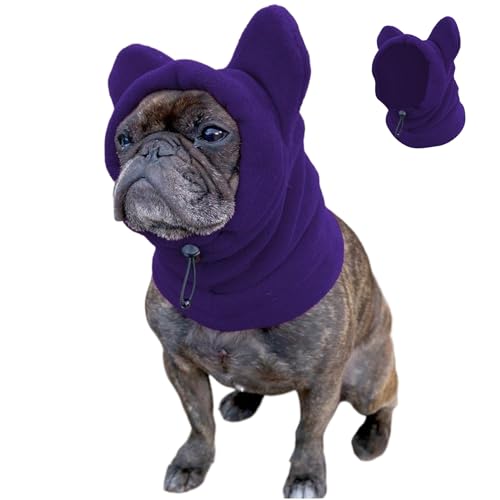 Hundehüte, Winter Fleece Hundeohrmuffs mit verstellbarem Kordel, winddichtem KopfbedeckungshuTheyie Weiche Kopfwick von Csafyrt