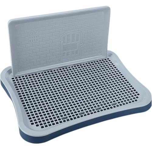 Hundeköpfchen, abnehmbares Mesh Hundedrüsenschachtel mit Wandsäule, Nicht rutsches tragbares Innentöpfchen-Trainingspiegelhalter für kleine und mittlere Hunde Hundeköpfchen, abnehmbares Mesh Hundedrüsenschachtel mit Wandsäule, Nicht rutsches tragbares Innentöpfchen-Trainingspiegelhalter für kleine und mittlere Hunde von Csafyrt