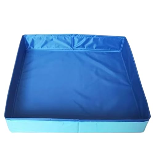 Hundepool 20x20x3 Zoll faltbares PVC Square Kleiner Pool für Haustierkinder von Csafyrt