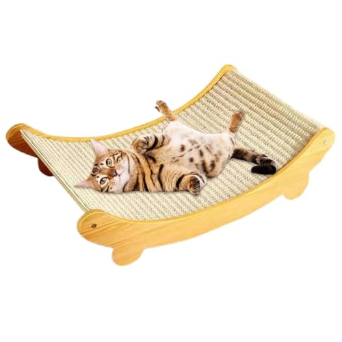 Csafyrt Katzenkratzplatte 2 in 1 Sisal Cat Kratzbett Gebogene Kratzer Dampproof Sturd Csafyrt Katzenkratzplatte 2 in 1 Sisal Cat Kratzbett Gebogene Kratzer Dampproof Sturd von Csafyrt