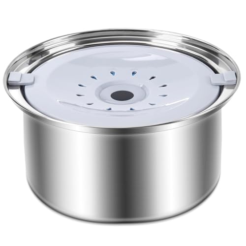 Langsame Wasserschale für Hunde 4L ohne verschüttete Edelstahlhundwasserschale mit Filter 10x10x5 abnehmbares Waschwert für Haushalt, Tiergeschäft, Langsame Wasserschale für Hunde 4L ohne verschüttete Edelstahlhundwasserschale mit Filter 10x10x5 abnehmbares Waschwert für Haushalt, Tiergeschäft, von Csafyrt