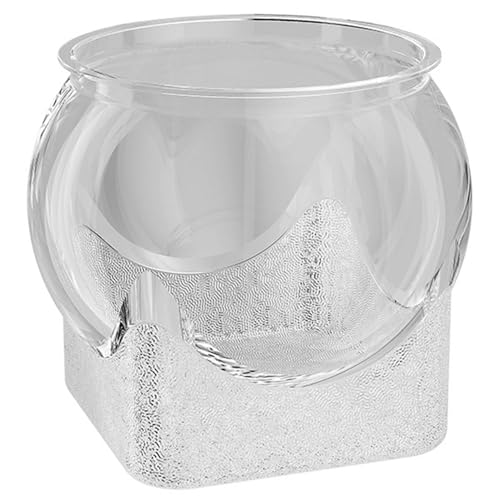 Plastikfischschale bruchsicher Plastik Clear Clear Fish Bowl Vase Robuster runder Behälter für hydroponische Pflanzer Mikrolandschafts -Office -Tischdekoration von Csafyrt