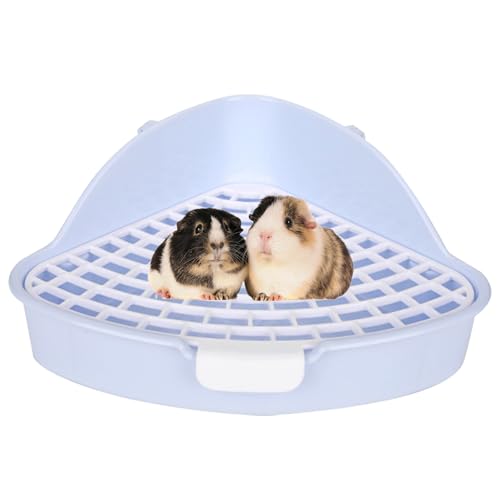 Csafyrt Rattenstreubox, Dreieck kleine Tiere Toilette Abnehmbarer Meerschweinchen Hamster Eckschale mit Verschluss Kaninchen -Toilette für kleines Tier Csafyrt Rattenstreubox, Dreieck kleine Tiere Toilette Abnehmbarer Meerschweinchen Hamster Eckschale mit Verschluss Kaninchen -Toilette für kleines Tier von Csafyrt