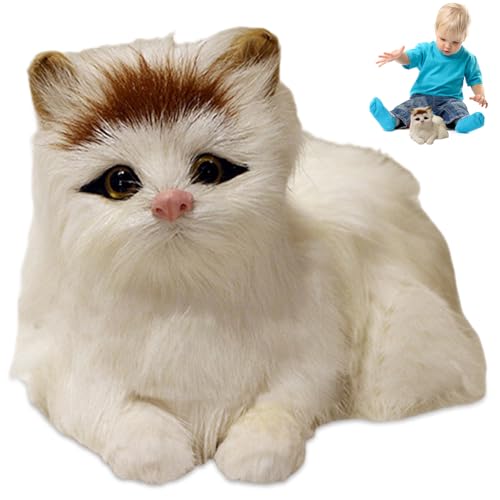 Realistische Katze 6x4x4 -Zoll künstlich niedliche niedliche Katze Plüsch detailliertes pädagogisches gefälschtes Kätzchen statische Staatskätzchen Dekor für Zuhause, Hotel, Fotografie -Requisite, We Realistische Katze 6x4x4 -Zoll künstlich niedliche niedliche Katze Plüsch detailliertes pädagogisches gefälschtes Kätzchen statische Staatskätzchen Dekor für Zuhause, Hotel, Fotografie -Requisite, We von Csafyrt