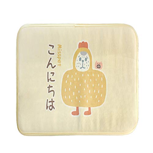 Csheng Hund Coole Matte Haustier Eiskissen Haustier Kühlmatte Decke Für Tierbedarf Haustier Matte Sommer Petmate Zwinger Matte Haustier Kühle Matte Kühlmatte Haustier Eisseide Seide yellow1,Medium Csheng Hund Coole Matte Haustier Eiskissen Haustier Kühlmatte Decke Für Tierbedarf Haustier Matte Sommer Petmate Zwinger Matte Haustier Kühle Matte Kühlmatte Haustier Eisseide Seide yellow1,Medium von Csheng