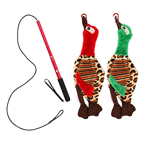 Csnbfiop Flirtstangen Spielzeug Für Hunde Lustiger Ausziehbarer Teaser Zauberstab Für Hunde Mit Quietschenden Spielzeugen Für Kleine Mittelgroße Und Große Hunde Die Dem Training Nachjagen Csnbfiop Flirtstangen Spielzeug Für Hunde Lustiger Ausziehbarer Teaser Zauberstab Für Hunde Mit Quietschenden Spielzeugen Für Kleine Mittelgroße Und Große Hunde Die Dem Training Nachjagen von Csnbfiop